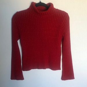 Red Turtle Neck Sweater